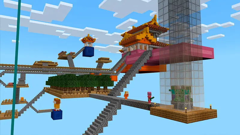 Скриншот Ниндзя в Skyblock №2