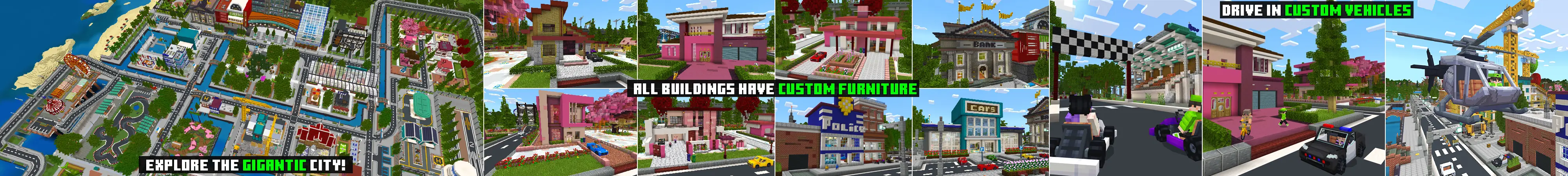 Современный город panorama