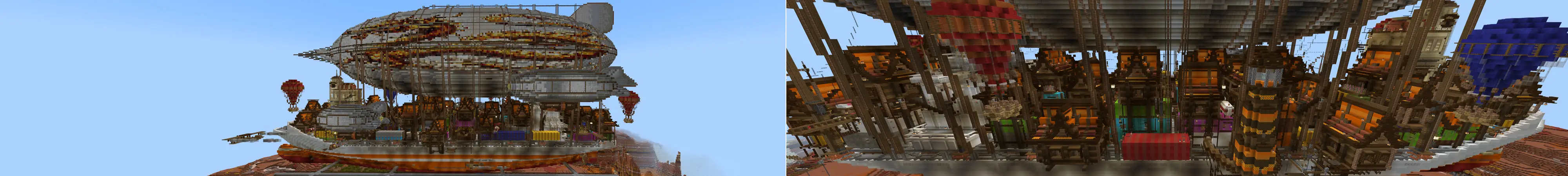 Парящий город panorama