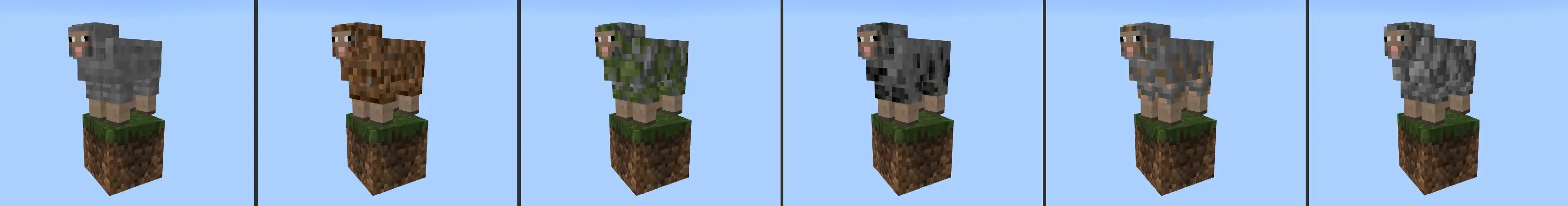 Испытание с одной овцой panorama