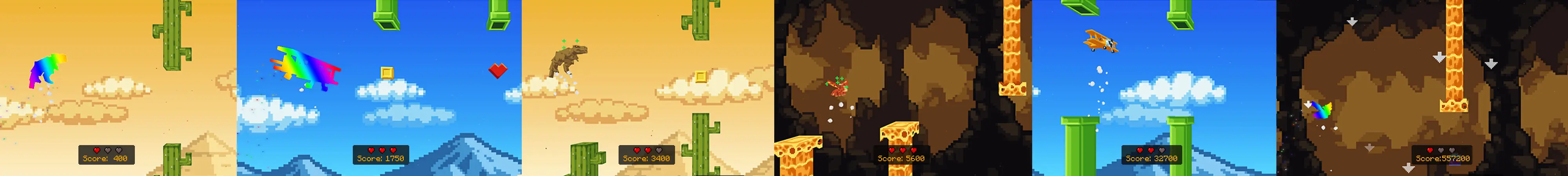 ПОРХАЮЩИЕ МОБЫ panorama