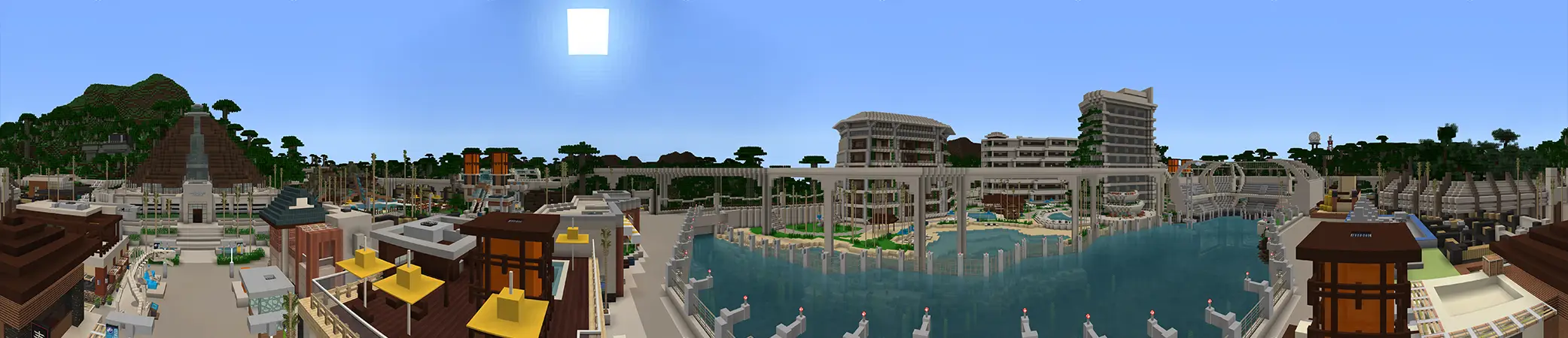 Мир юрского периода panorama