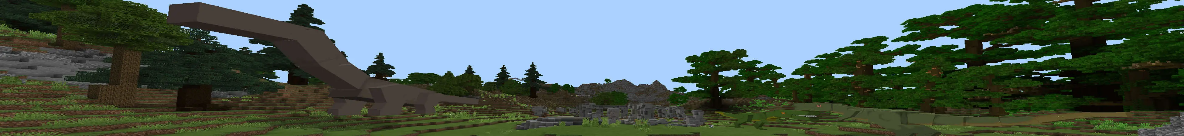 Парк динозавров panorama