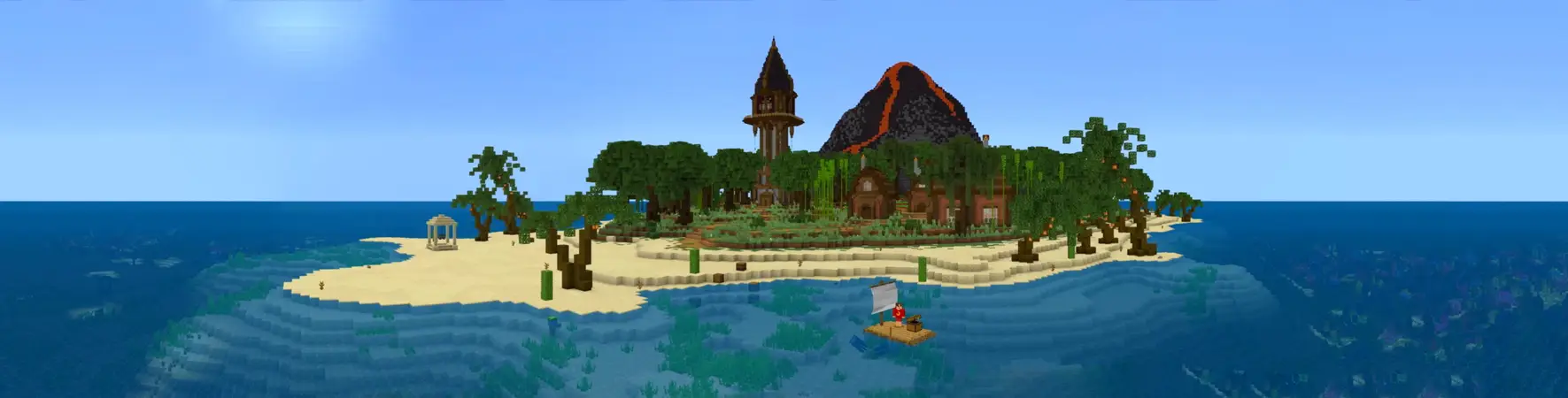 Выживание на плоту panorama