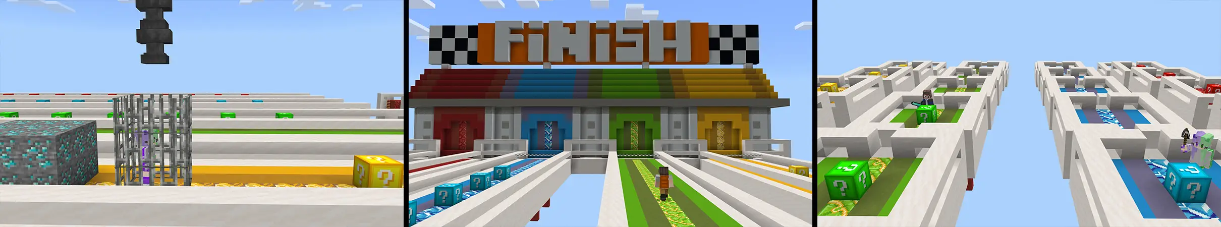 Гонка блоков удачи panorama