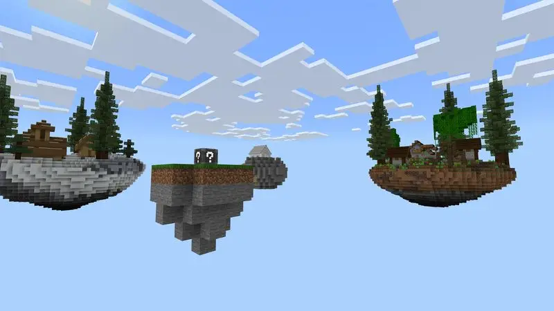 Скриншот Выживание с одним блоком №1