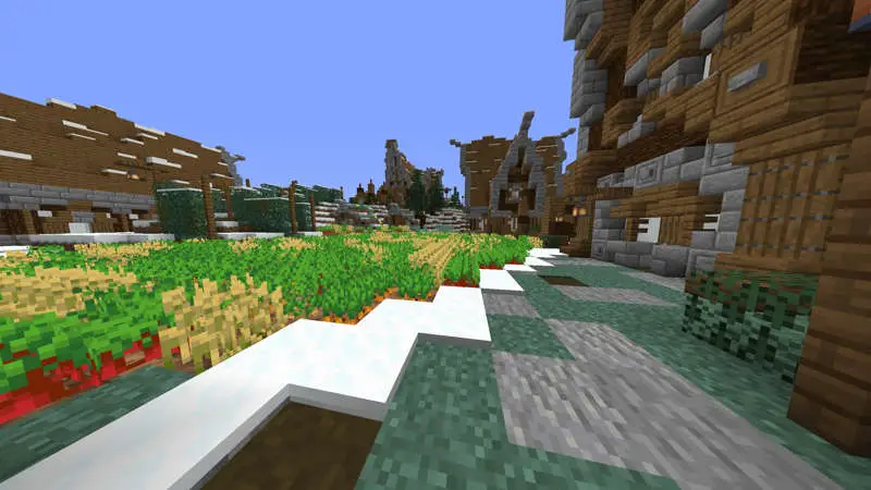 Скриншот Снег в деревне №1