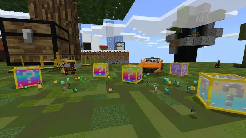 Скриншот Огромный Skyblock на удачу №1