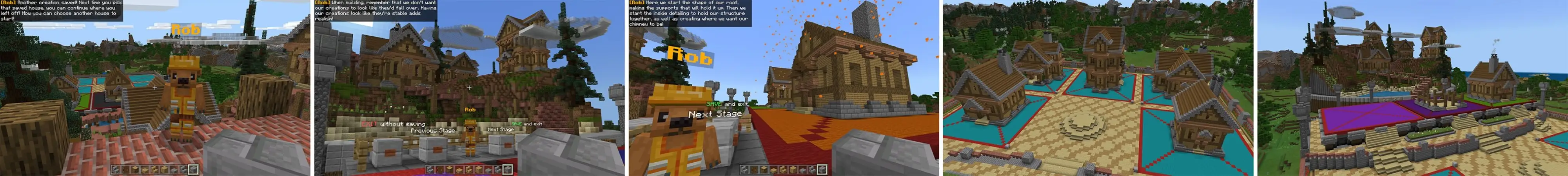 Обучение строительству: средневековые постройки panorama