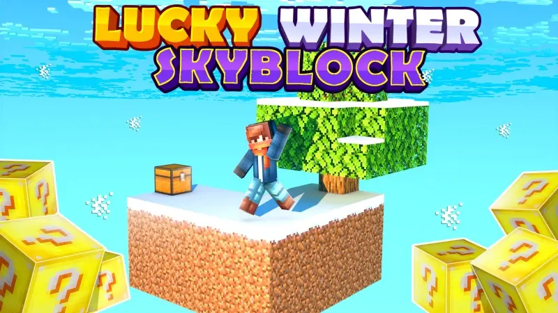 Зимняя удача Skyblock