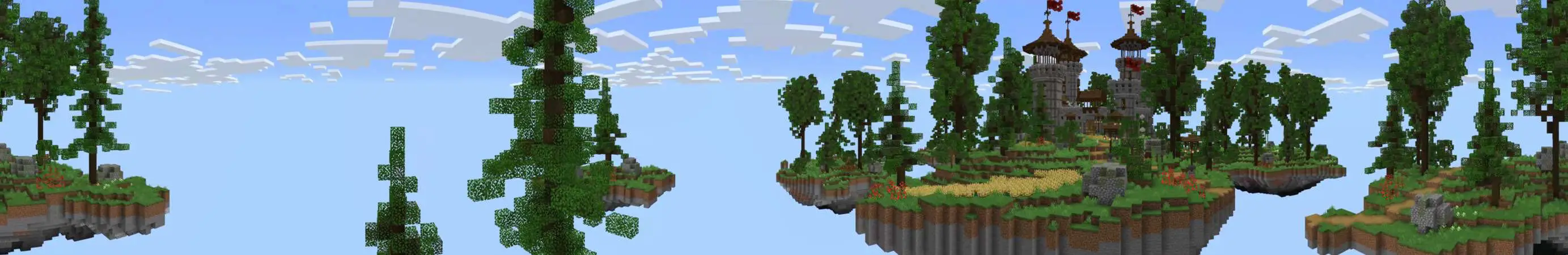 Средневековый Skyblock panorama