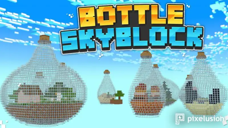 Skyblock из пузырька