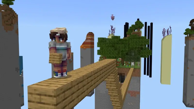 Скриншот Биомы фрагмента Skyblock №1