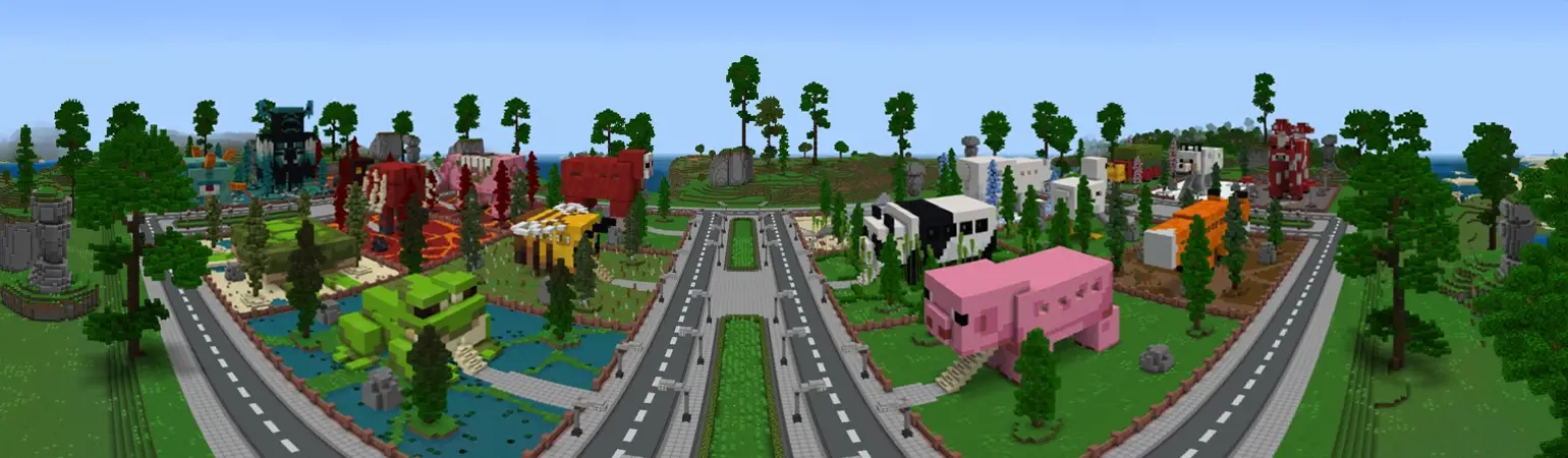 Городские дома мобов panorama