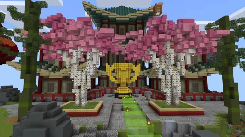 Скриншот Skyblock: паркур III №1