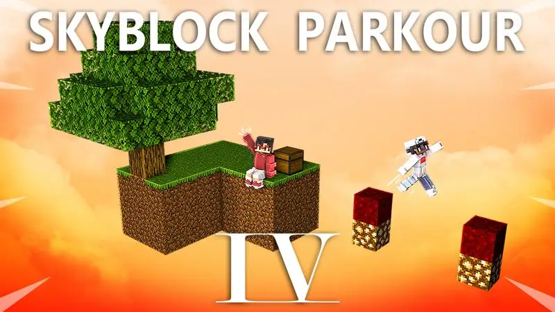 Skyblock: паркур IV