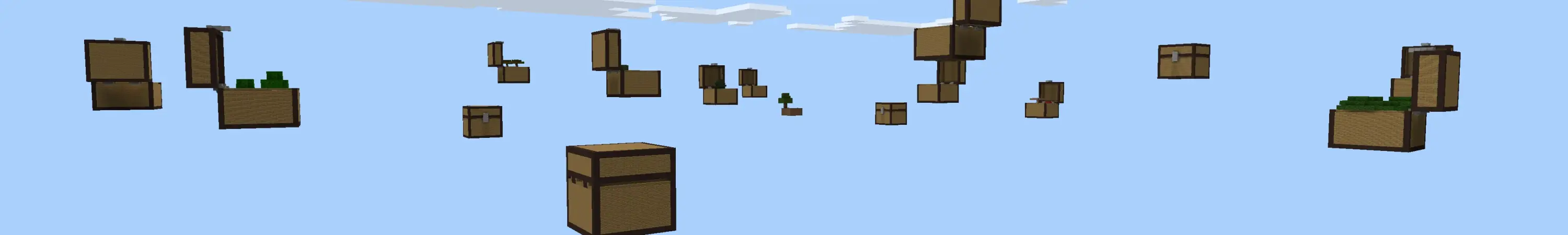 Гигантские сундуки Skyblock panorama
