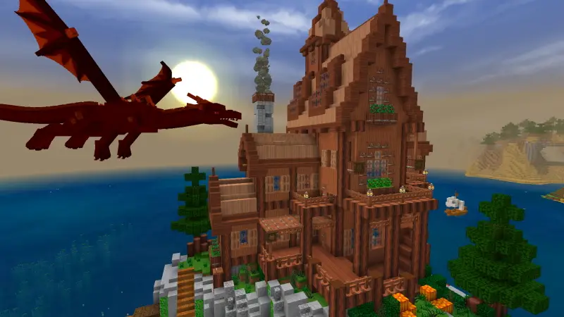 Скриншот Легенды драконов — сверхмощные текстуры №1