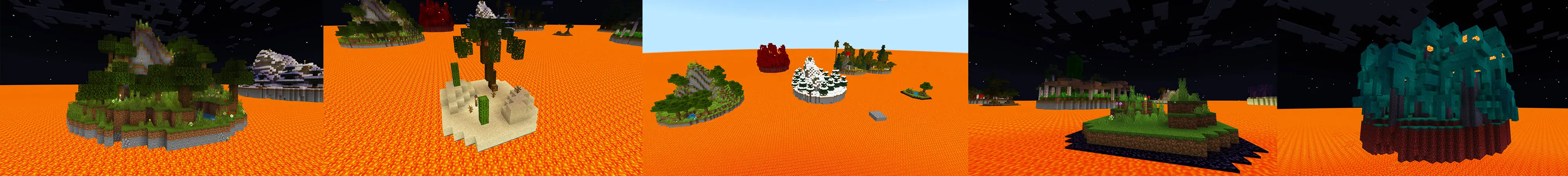 Один блок: лава panorama