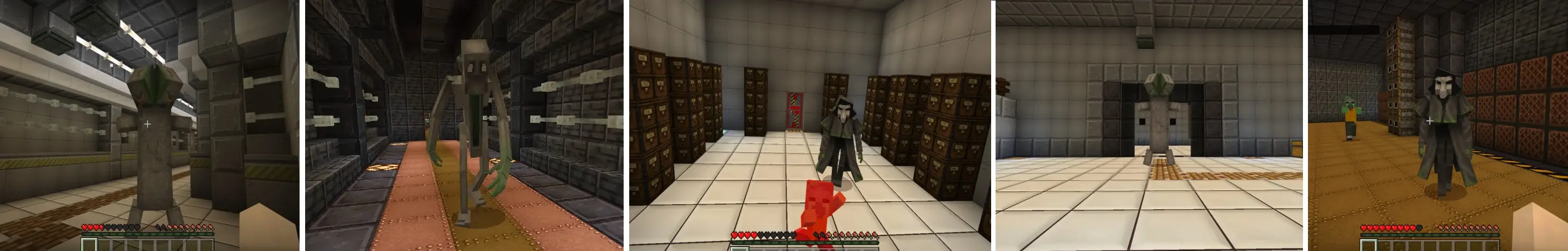 Побег от SCP-173 panorama