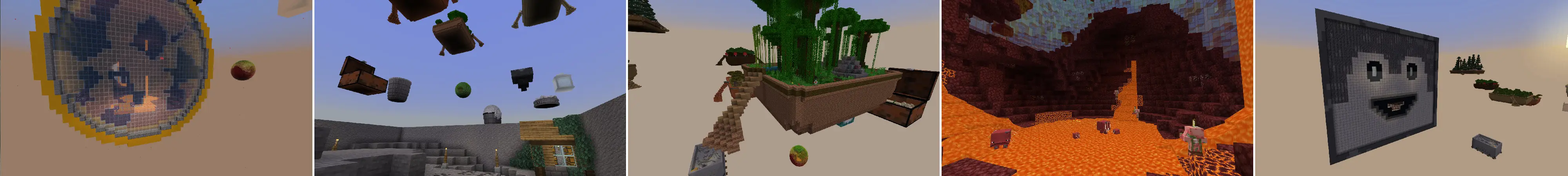 Skyblock: гигантские предметы panorama