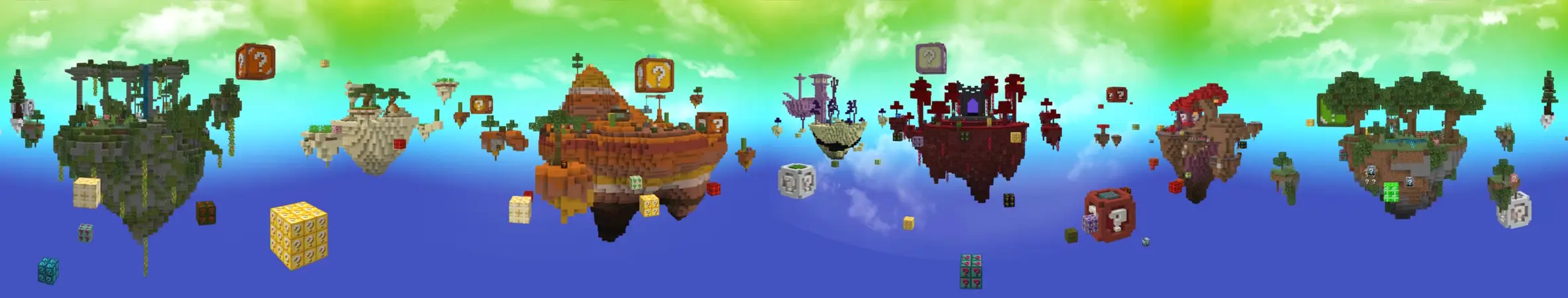 Один блок — блок удачи panorama