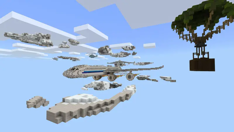 Скриншот Небесный блок: самолет №1