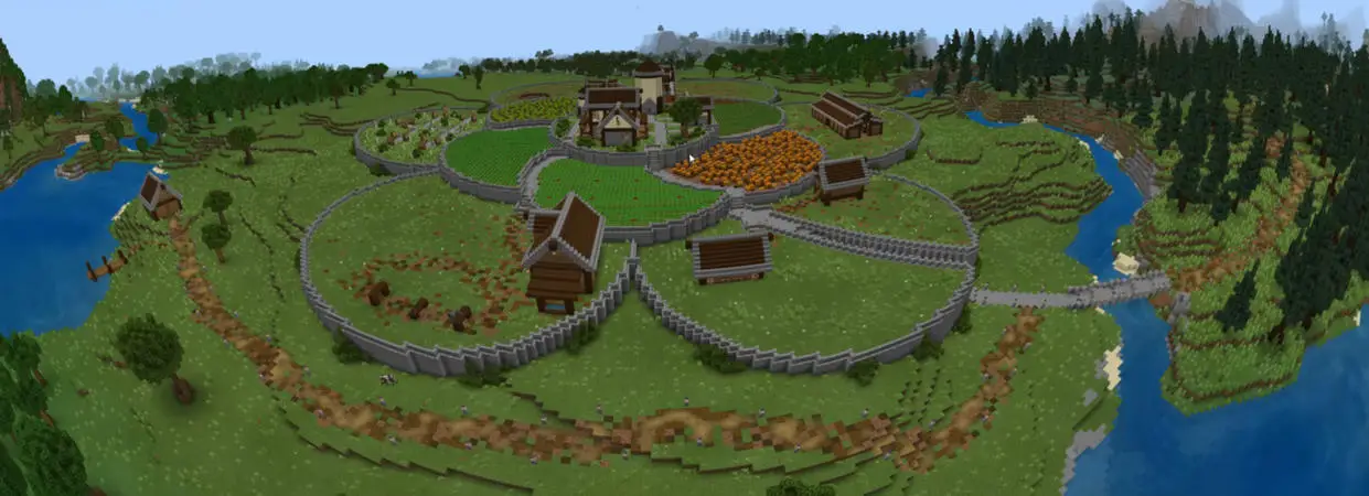 Фермерская жизнь panorama