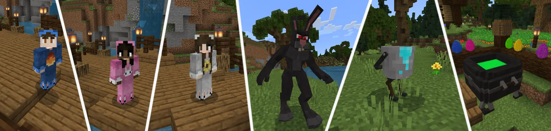 Весенняя охота за яйцами panorama