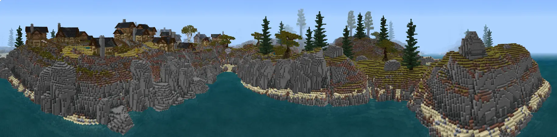 Урожай пикселей panorama