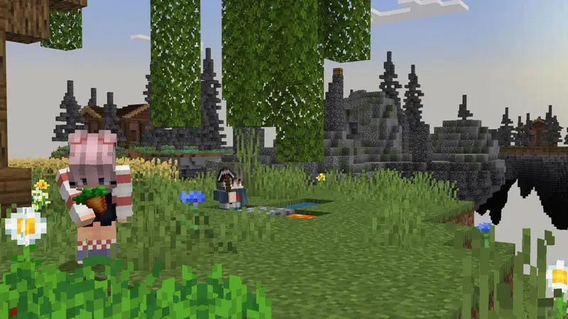 Скриншот Bedrock Skyblock №1