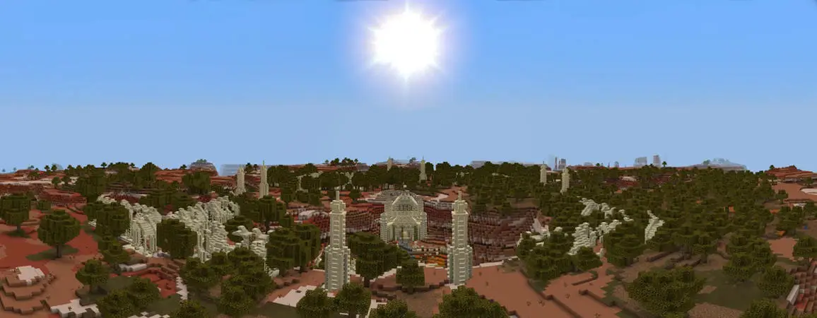 Исключения Minecraft: вы горите на солнце panorama