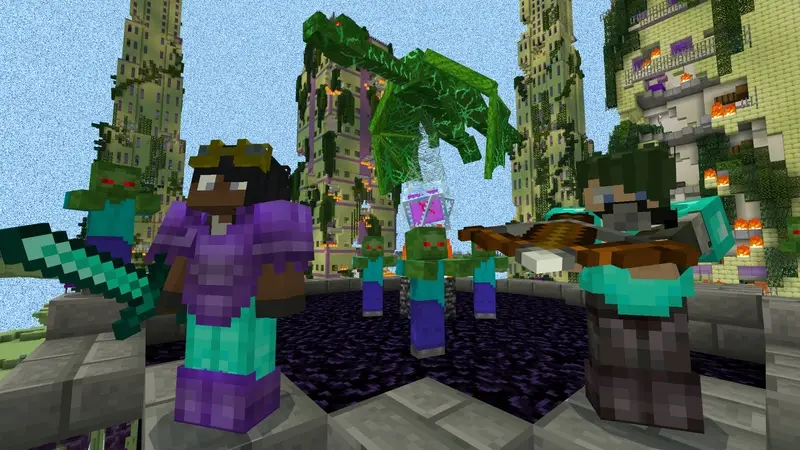 Скриншот «Один блок»: зомби №4