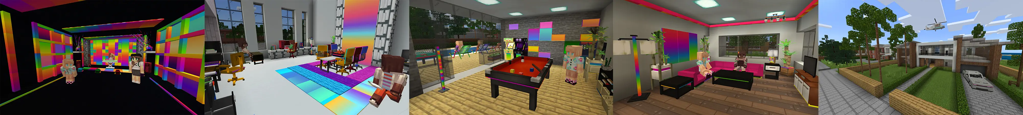 Мебель с RGB-подсветкой panorama