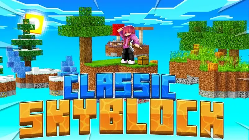 Классическая игра Skyblock