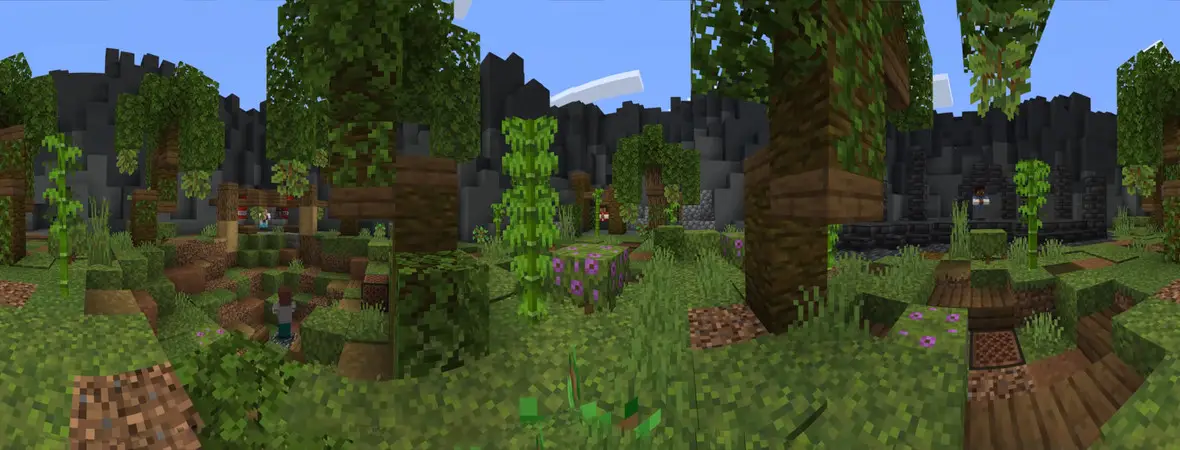 Взрывное падение panorama