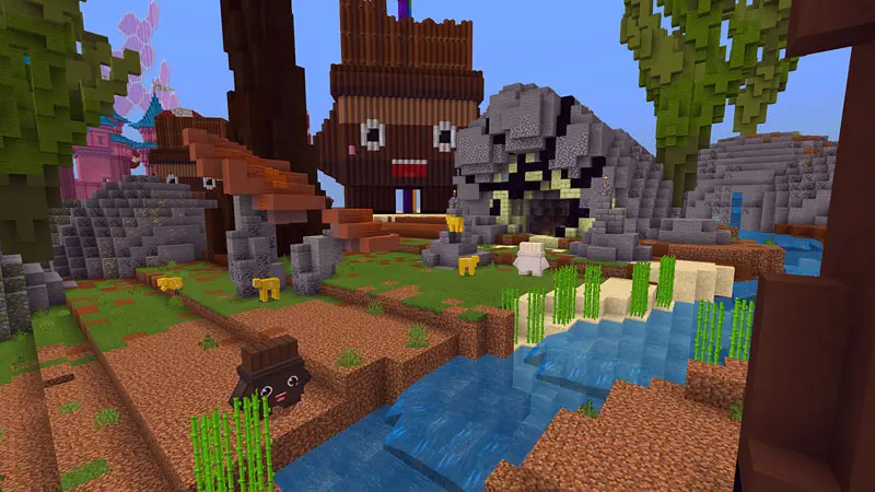 Скриншот Сладкая страна Skyblock с мобами удачи №4