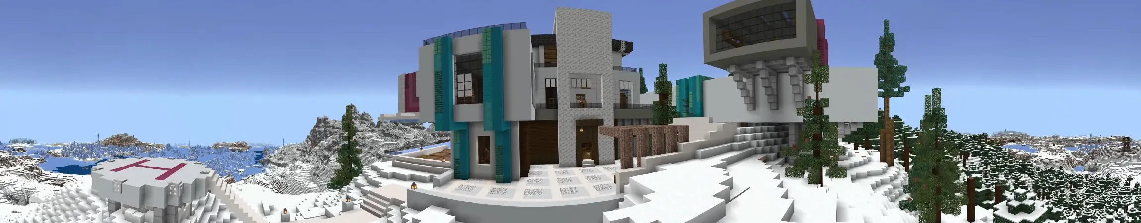 Зимняя вилла миллионера panorama