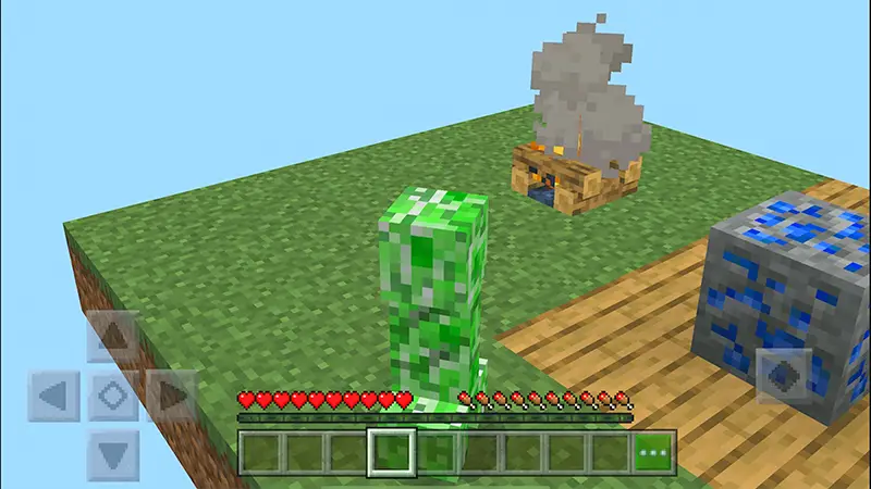 Скриншот ОДИН БЛОК в образе моба! №4