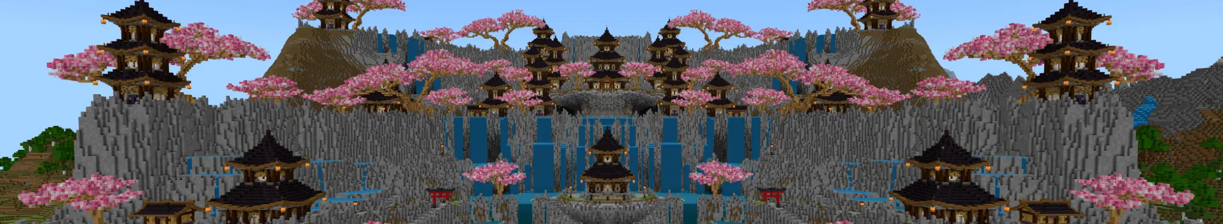 Храм водопада panorama