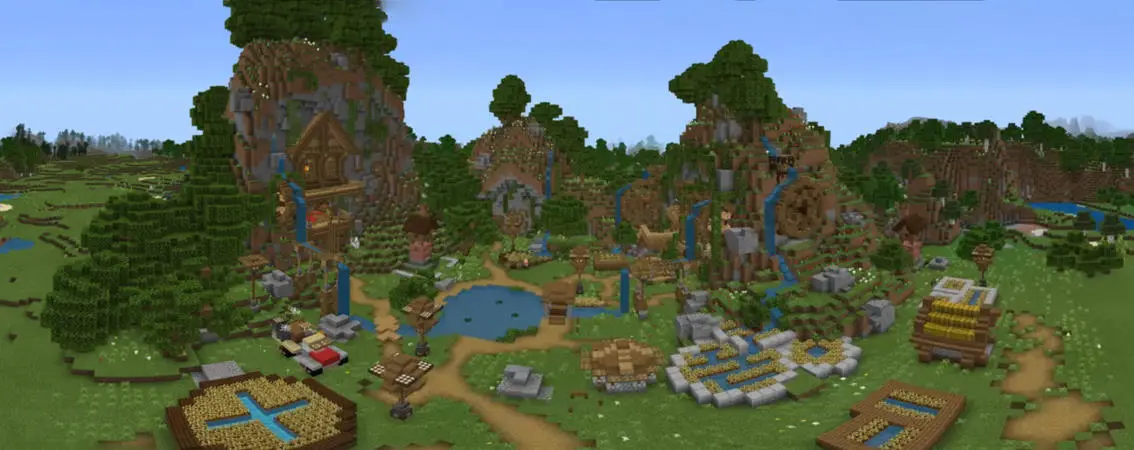 Тайное убежище в горах panorama