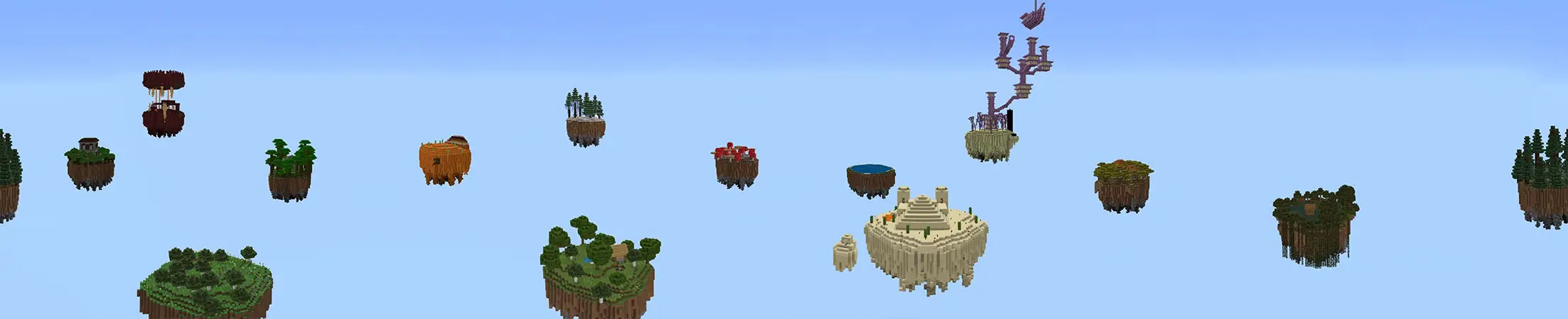 Вселенная небесных островов panorama