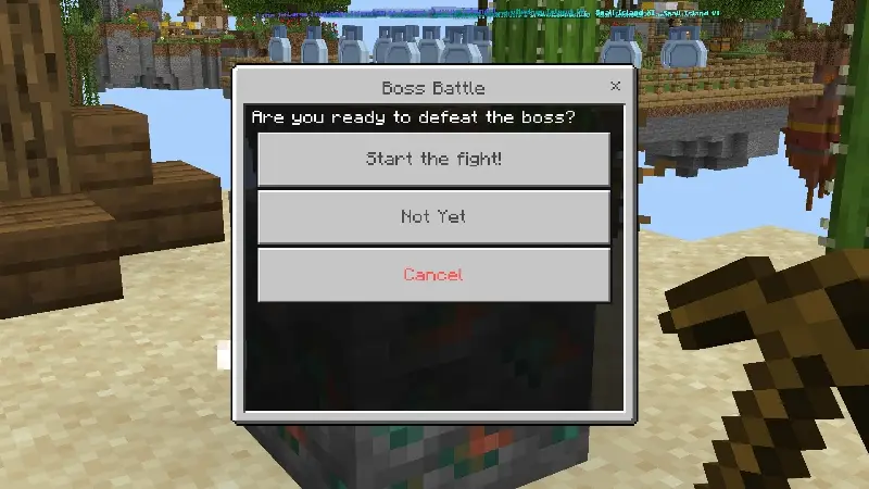 Скриншот Боссы One Block №3