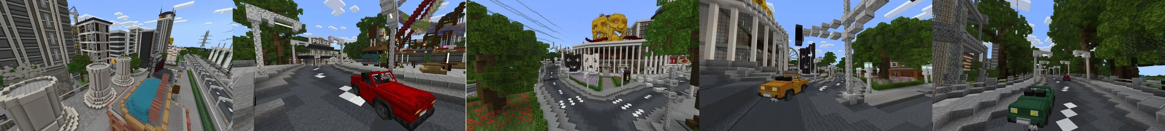 Современный город panorama