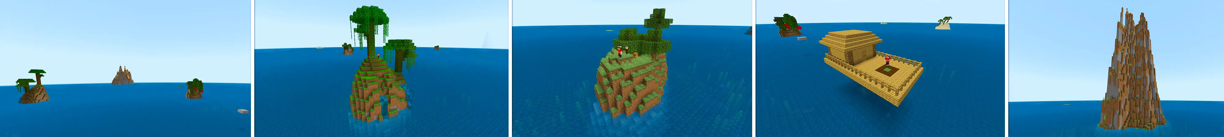 Один блок: только океан panorama