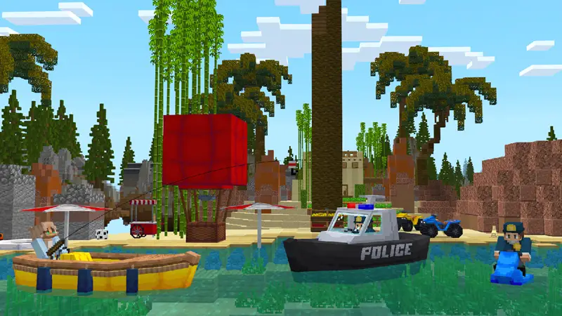 Скриншот Skyblock с мебелью №6