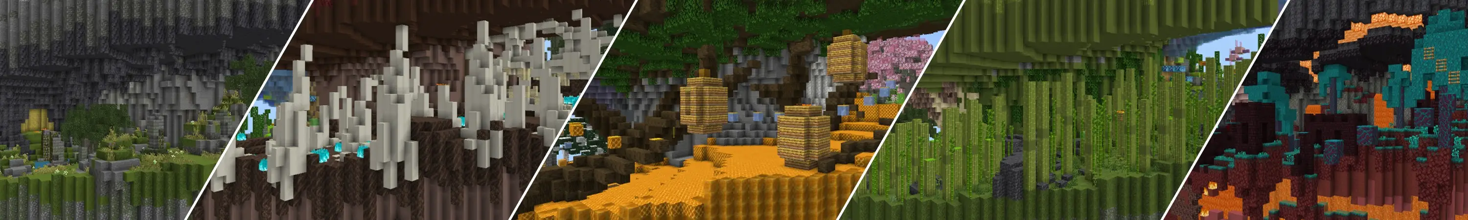 Спиральный паркур panorama