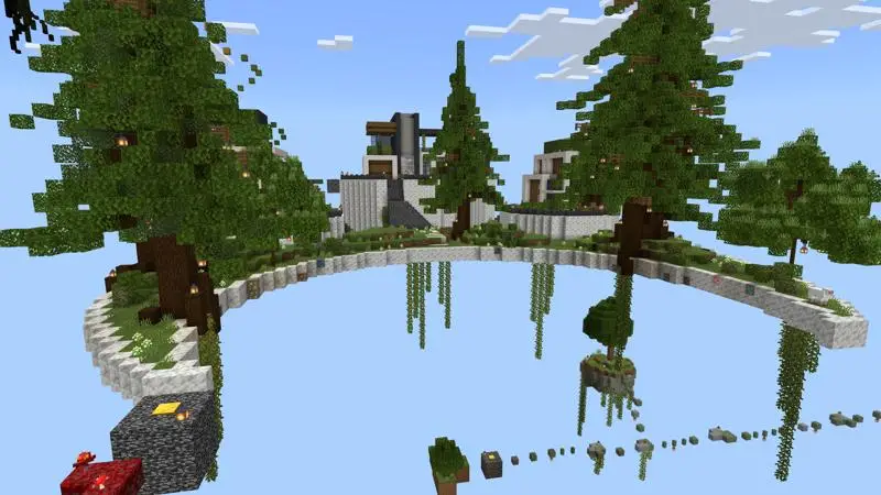 Скриншот Skyblock: особняк для паркура №2