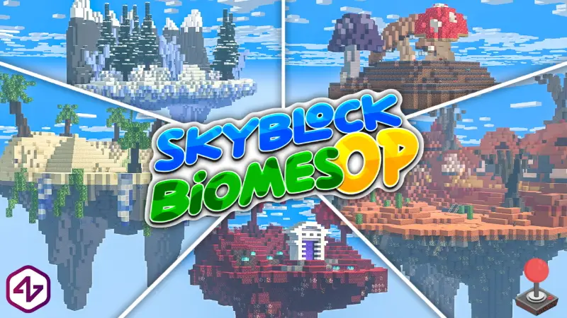Skyblock: потрясающие биомы