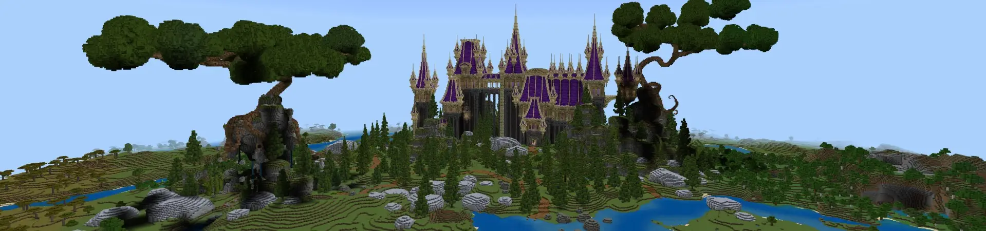 Фэнтезийный замок panorama